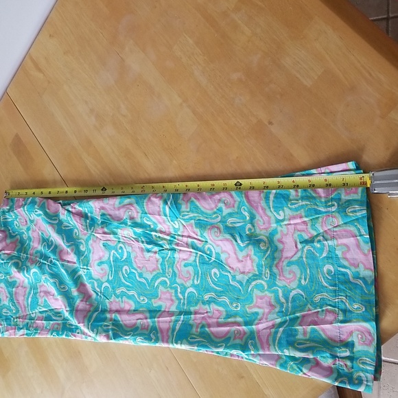 Lilly Pulitzer Beach Pant  Turquoise Lock Me Up - Picture 11 of 11